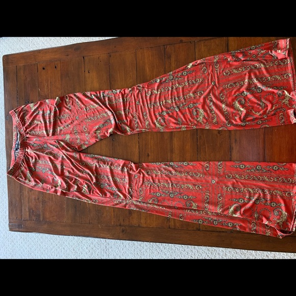 Detailed Wide Leg Lounge Pants - Picture 3 of 4